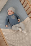 Jongens Longsleeve - Breakfast Buddy van Feetje in de kleur Blauw in maat 62.