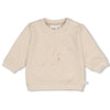 Unisexs Sweater - Over the Moon for You van Feetje in de kleur Offwhite melange in maat 62.