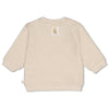 Unisexs Sweater - Over the Moon for You van Feetje in de kleur Offwhite melange in maat 62.