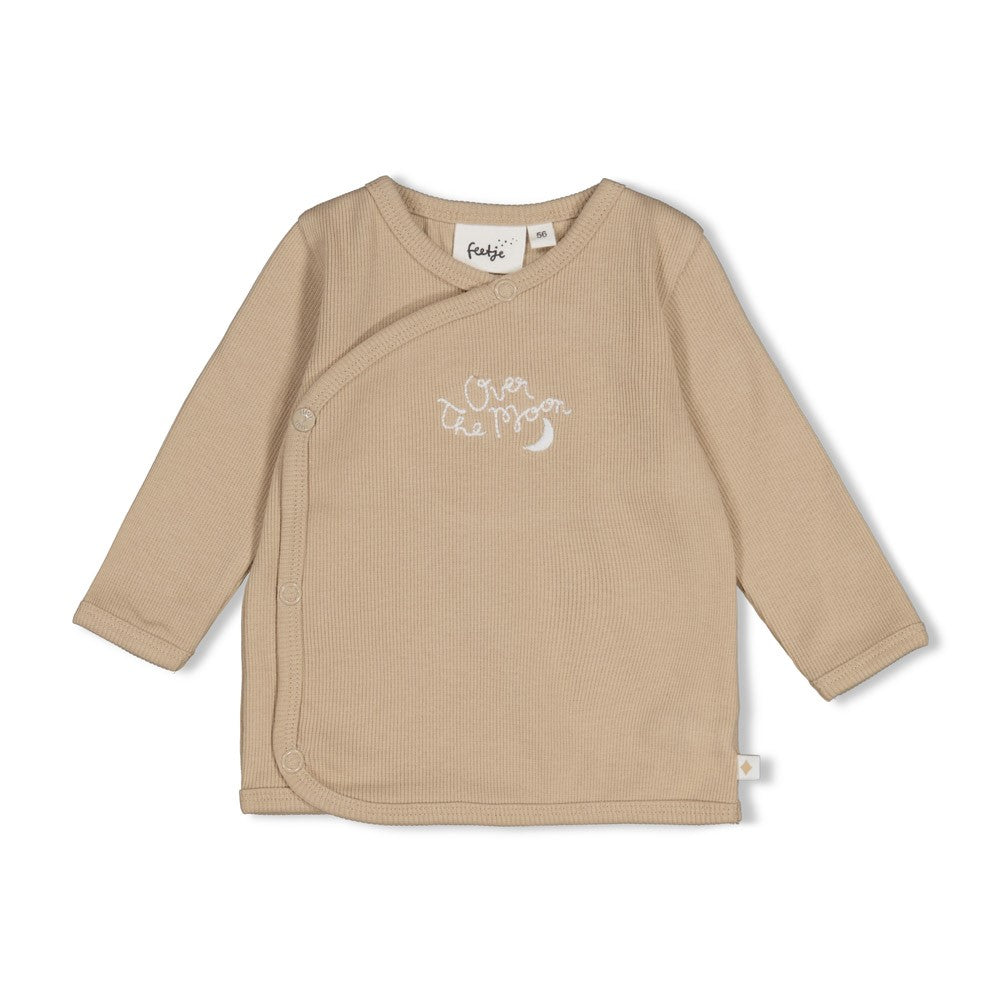 Feetje Overslagshirt rib - Over the Moon for You