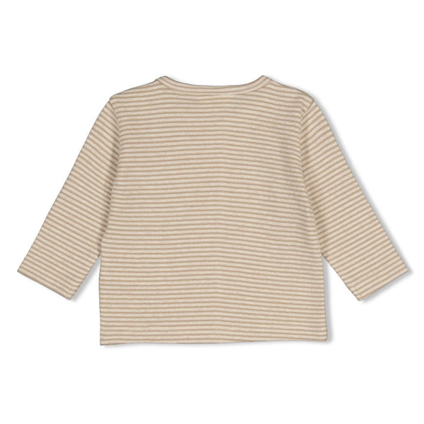 Feetje Longsleeve rib met streep - Over the Moon for You