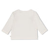Unisexs Longsleeve - Over the Moon for You van Feetje in de kleur Offwhite in maat 62.