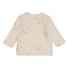 Unisexs Longsleeve AOP - Over the Moon for You van Feetje in de kleur Offwhite melange in maat 62.