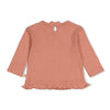 Meisjes Longsleeve pointelle rib - Fall in Love van Feetje in de kleur Roze in maat 62.