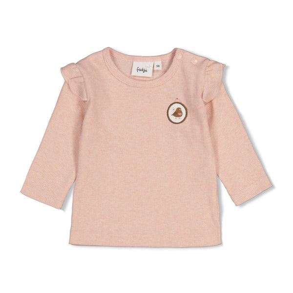 Feetje Longsleeve rib - Fall in Love