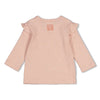 Meisjes Longsleeve rib - Fall in Love van Feetje in de kleur Roze melange in maat 62.