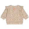 Meisjes Sweater AOP - Fall in Love van Feetje in de kleur Offwhite in maat 62.