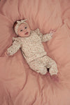 Meisjes Sweater AOP - Fall in Love van Feetje in de kleur Offwhite in maat 62.