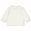 Meisjes Longsleeve - Fall in Love van Feetje in de kleur Offwhite in maat 62.