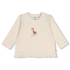 Meisjes Longsleeve - Forest Garden van Feetje in de kleur Offwhite in maat 86.