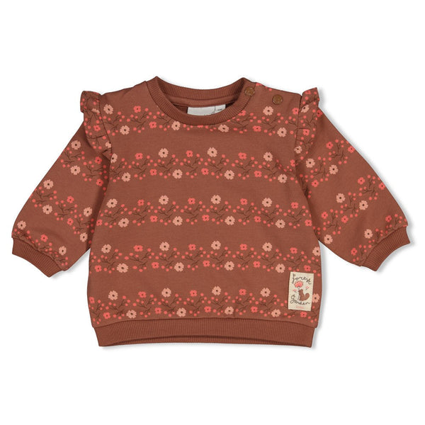 Feetje Sweater AOP relaxed fit - Forest Garden