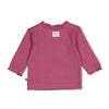 Meisjes Longsleeve rib - Afternoon Tea van Feetje in de kleur Berry in maat 86.