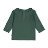 Meisjes Longsleeve rib - Afternoon Tea van Feetje in de kleur Groen in maat 86.