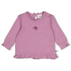 Meisjes Longsleeve ruches - Afternoon Tea van Feetje in de kleur Lila in maat 86.