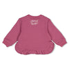 Meisjes Sweater ruches relaxed fit - Afternoon Tea van Feetje in de kleur Berry in maat 86.