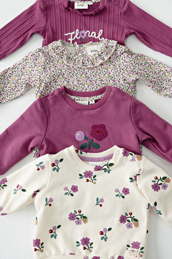 Feetje Sweater ruches relaxed fit - Afternoon Tea