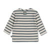 Jongens Longsleeve rib met streep - Beep Beep van Feetje in de kleur Zeegroen in maat 86.