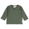 Jongens Longsleeve rib - Wiggle and Waddle van Feetje in de kleur Groen in maat 92.