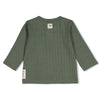 Jongens Longsleeve rib - Wiggle and Waddle van Feetje in de kleur Groen in maat 92.