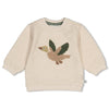 Jongens Sweater - Wiggle and Waddle van Feetje in de kleur Offwhite melange in maat 92.