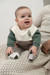 Jongens Sweater relaxed fit - Wiggle and Waddle van Feetje in de kleur Offwhite in maat 92.