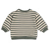 Jongens Sweater streep oversized - Wiggle and Waddle van Feetje in de kleur Groen in maat 92.