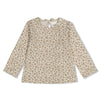 Meisjes Longsleeve AOP - Dress to Impress van Feetje in de kleur Offwhite melange in maat 92.