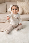 Meisjes Longsleeve - Dress to Impress van Feetje in de kleur Offwhite in maat 92.