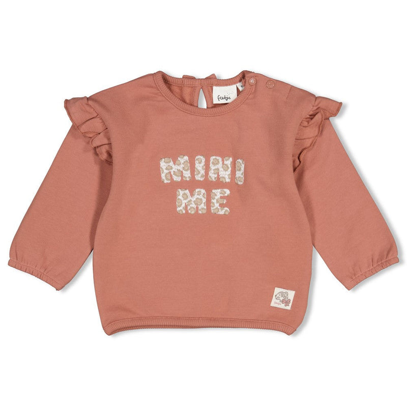 Meisjes Sweater relaxed fit - Dress to Impress van Feetje in de kleur Mauve in maat 92.