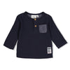 Jongens Longsleeve rib - Built for Fun van Feetje in de kleur Marine in maat 92.
