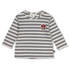 Jongens Longsleeve streep wafelstructuur - Built for Fun van Feetje in de kleur Marine in maat 92.
