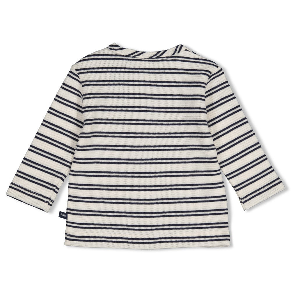 Feetje Longsleeve streep wafelstructuur - Built for Fun