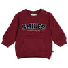 Jongens Sweater - Built for Fun van Feetje in de kleur Bordeaux in maat 92.