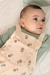 Meisjes Longsleeve pointelle rib - Lucky Bloombird van Feetje in de kleur Jade Groen in maat 92.