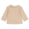 Meisjes Longsleeve pointelle rib - Lucky Bloombird van Feetje in de kleur Offwhite in maat 92.