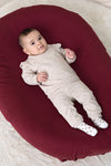 Meisjes Sweater AOP relaxed fit - My Little Love van Feetje in de kleur Taupe melange in maat 86.