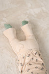 Meisjes Sweater velours rib met borduursels - Lucky Bloombird van Feetje in de kleur Offwhite in maat 92.
