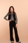 Meisjes Pants comfy van Geisha in de kleur Black in maat 176.