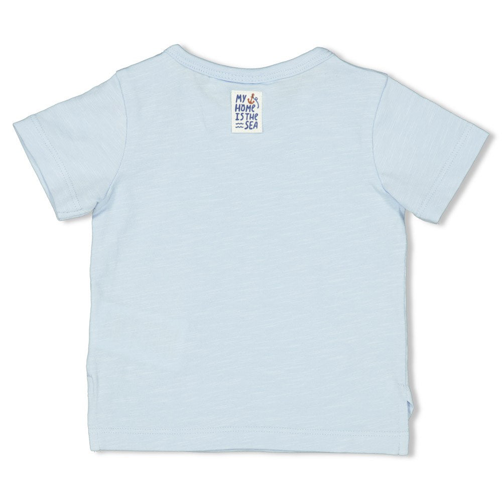 Jongens T-shirt - Let's Sail van Feetje in de kleur Blauw in maat 86.