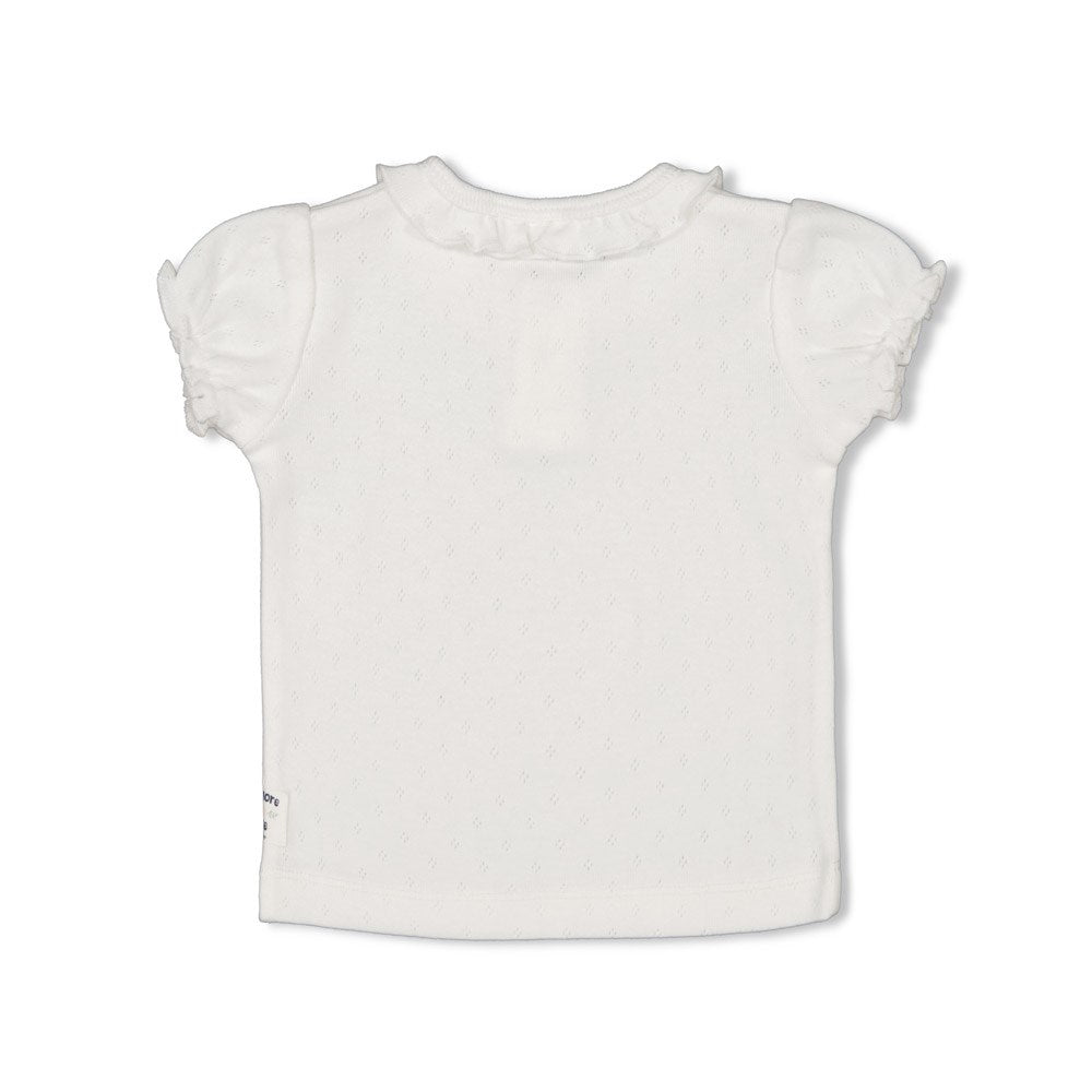 Meisjes T-shirt - Pretty Paisley van Feetje in de kleur Offwhite in maat 86.
