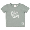 s T-shirt - Turtelly Cool van Feetje in de kleur Zeegroen in maat 86.