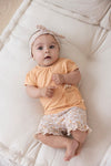 s Short AOP - Flower Field van Feetje in de kleur Creme in maat 86.
