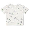 s T-shirt AOP - Rock My Boat van Feetje in de kleur Offwhite in maat 86.