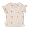 s T-shirt AOP - Starfish Wishes van Feetje in de kleur Offwhite in maat 86.