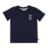 s T-shirt - The Good Life van Feetje in de kleur Marine in maat 86.