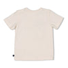 s T-shirt - The Good Life van Feetje in de kleur Offwhite in maat 86.