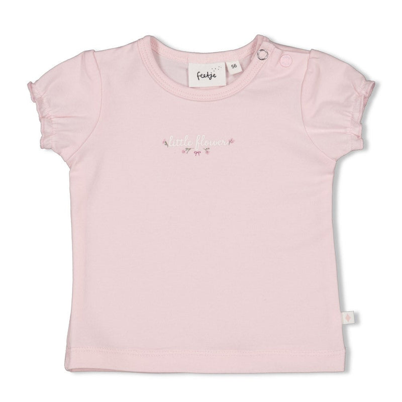 s T-shirt - Blossom van Feetje in de kleur Lila in maat 86.