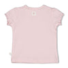 s T-shirt - Blossom van Feetje in de kleur Lila in maat 86.