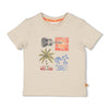 s T-shirt - Happy Rio van Feetje in de kleur Kit in maat 86.