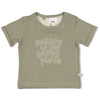 s T-shirt - The Chill Club van Feetje in de kleur Groen in maat 86.